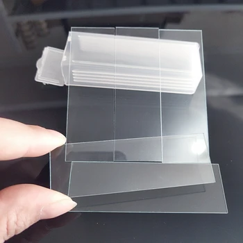 5 шт. пустых предметных стекол толщиной 1 мм для микроскопа, Многоразовое защитное стекло для лабораторных образцов