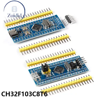 STM32F103C8T6 ARM STM32 F103C8T6 Минимальная Плата разработки Модуль CH32F103C8T6 Системная плата Type-C Микроинтерфейс для Arduino