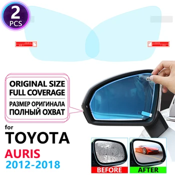 Полное Покрытие Противотуманной Пленкой Непромокаемых Зеркал Заднего Вида для Toyota Auris E180 180 Scion iM Corolla 2012 ~ 2018 Аксессуары 2014 2017